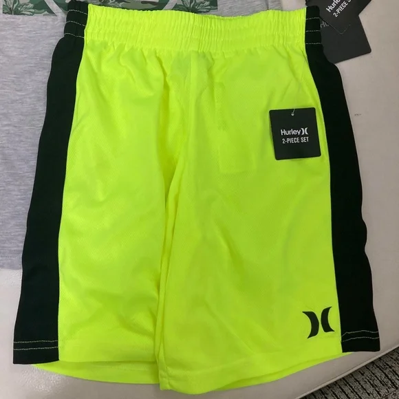 Hurley Big Boy neon camouflage shorts set - Picture 4 of 6